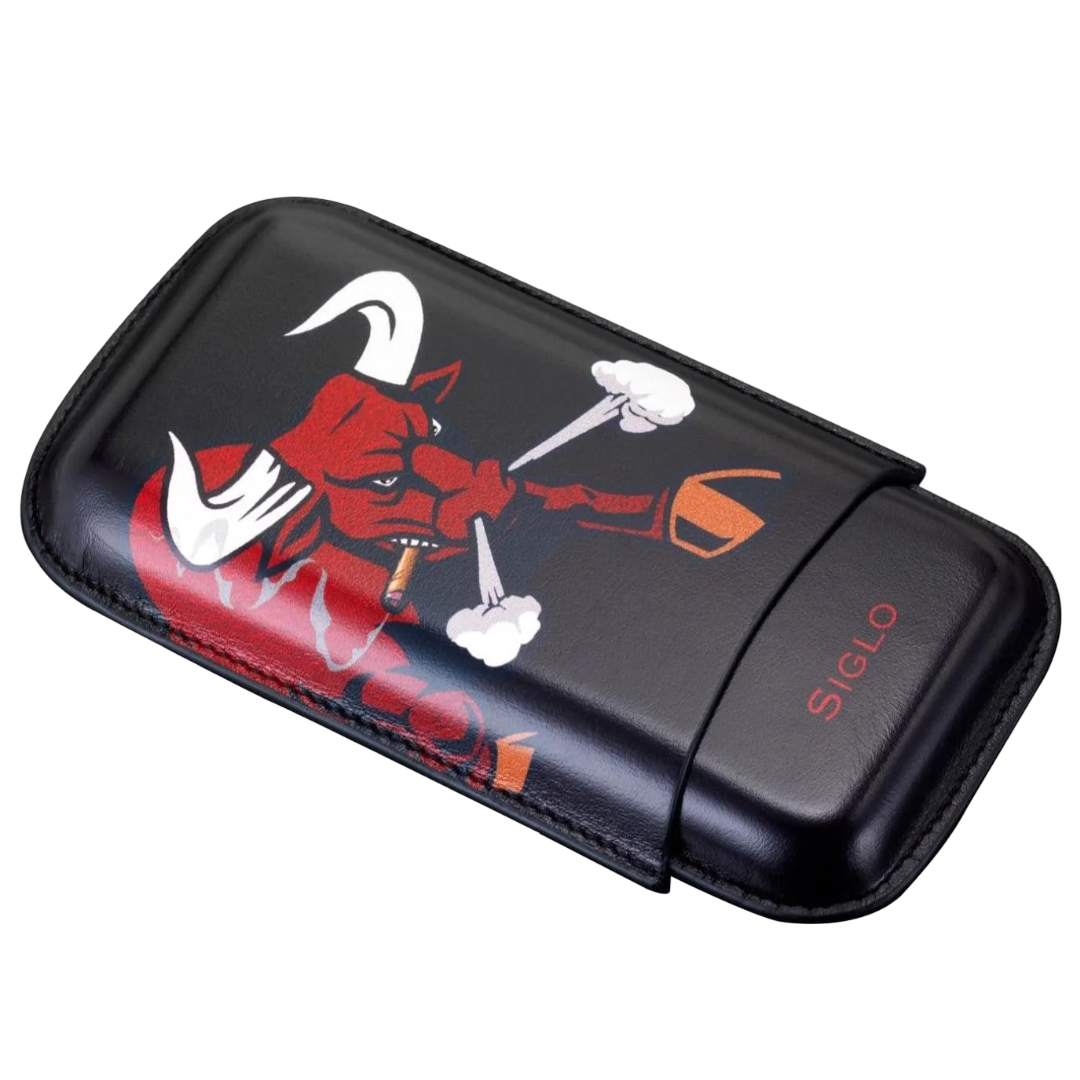 Siglo - Cigar Case Ox - Black - vooraanzicht