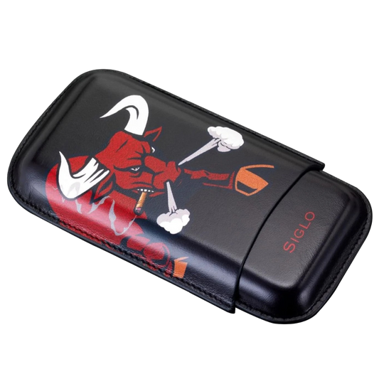 Siglo - Cigar Case Ox - Black - vooraanzicht