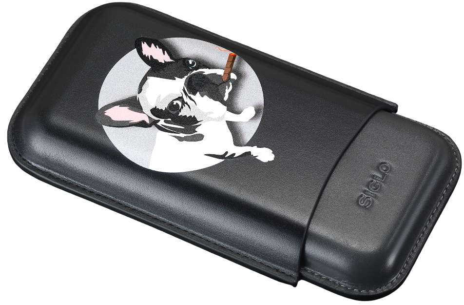 Siglo - Cigar Case Dog - Black - vooraanzicht