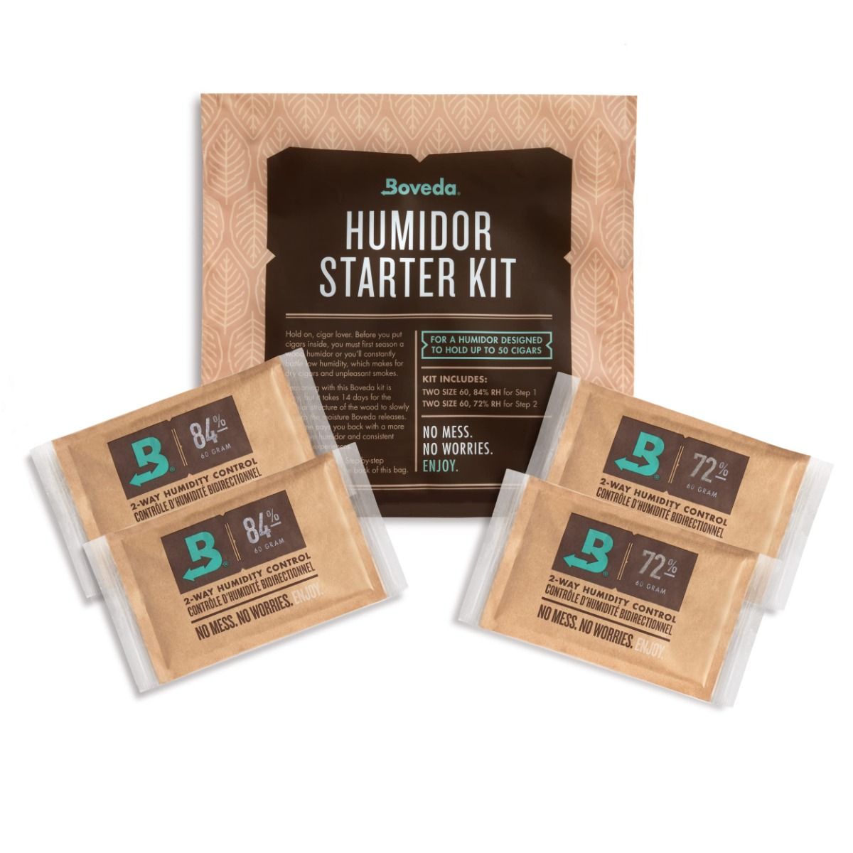 Boveda Starter Kit Small 50 cigars (5x) - vooraanzicht