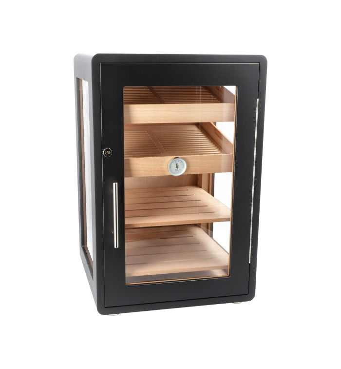 Adorini Bari Deluxe Cigar Display Cabinet - detail interieur cederhout