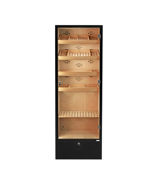 Adorini Cabinet Humidor Portofino Black - detail interieur cederhout