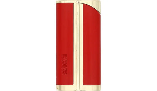 Adorini Single Jet Curve Lighter Red / Satin Gold - vooraanzicht