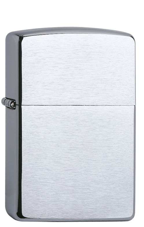 ZIPPO Aansteker PL162 BR CHRM ARMOR HEAVY WALL - vooraanzicht