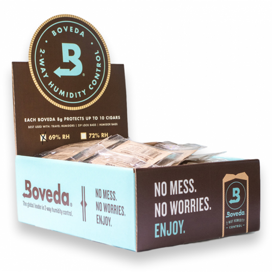Bev. zakjes Boveda 72% 8 gr. per stuk verpakt (100x) - vooraanzicht
