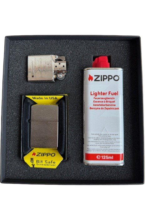 Zippo - 200 Brushed Chrome + Bit Safe Screwdiver insert - detail 4