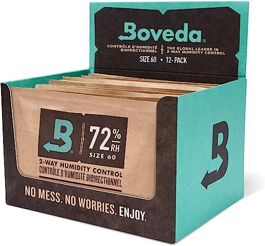 Bevochtigingszak Boveda 72% per 12 st. - vooraanzicht