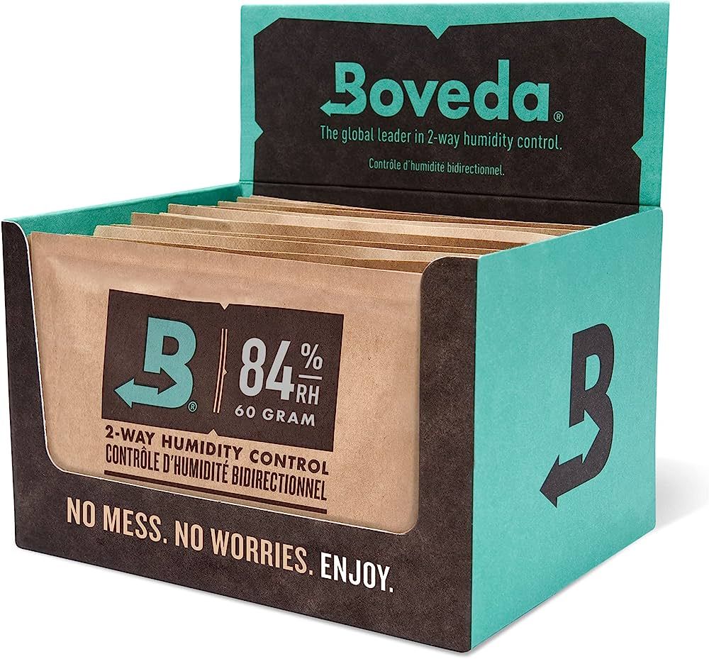 Bevochtigingszak Boveda 84% per 12 st. - vooraanzicht