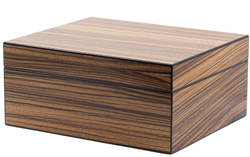 Humidor Chacom Brigham Zebra voor 50 sigaren - vooraanzicht productfoto