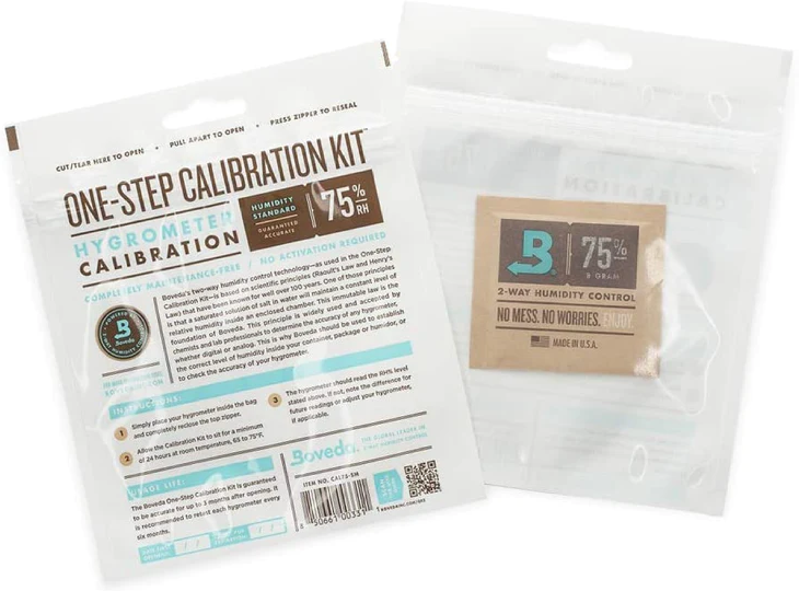Calibration kit one-step Boveda 75.5% RH - vooraanzicht