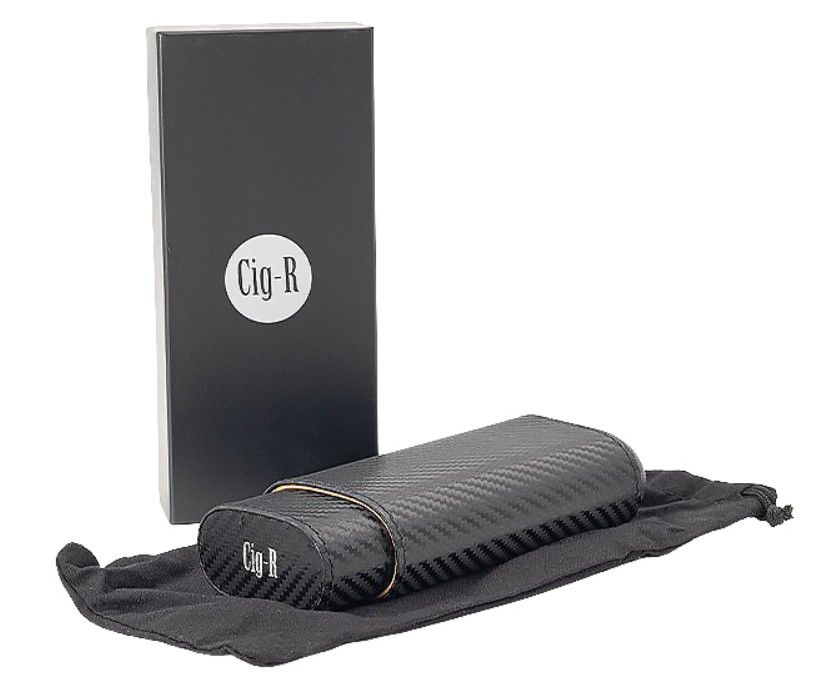 Sig Koker Cig'r Carbonlook voor 2 sig - detail