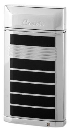 Caseti Jet flame black/chrome - vooraanzicht