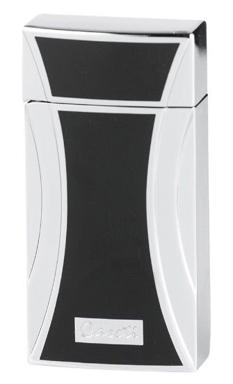 Caseti Jetflame Chamonix Black/chrome + cutter - vooraanzicht