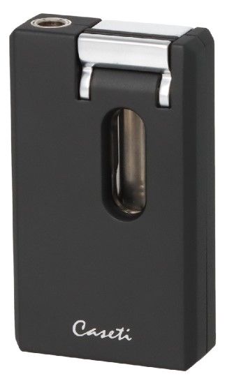 Caseti Soft Jet Black Matte + V-cut / Punch 0.8mm - vooraanzicht