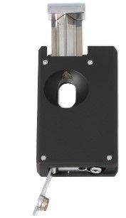 Caseti Soft Jet Black Matte + V-cut / Punch 0.8mm - detail