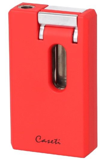 Caseti Soft Jet Red Matte + V-cut / Punch 0.8mm - vooraanzicht