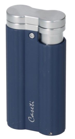 Caseti Jetflame Blue matte + Punch - vooraanzicht