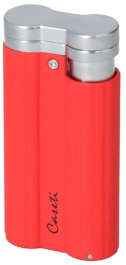 Caseti Jetflame Red matte + Punch - vooraanzicht
