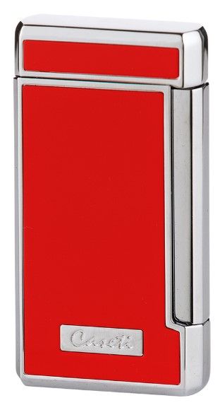 Caseti Double jet Cigar Lighter Red - vooraanzicht