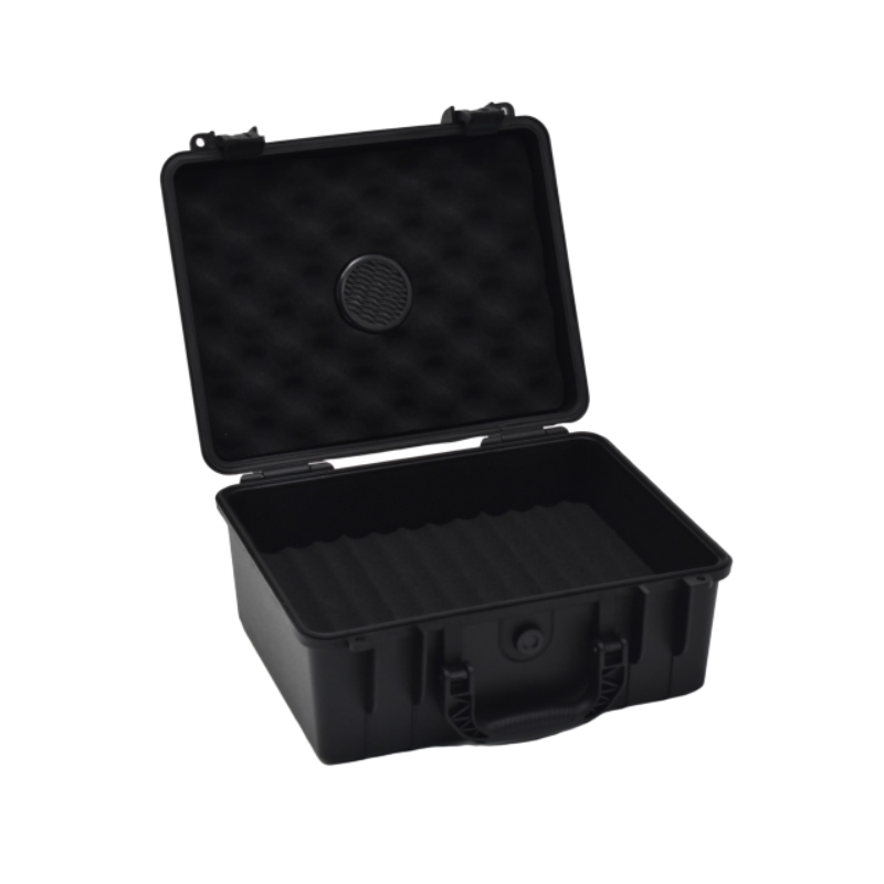 Travel humidor voor 40 sig. - binnenaanzicht geopend