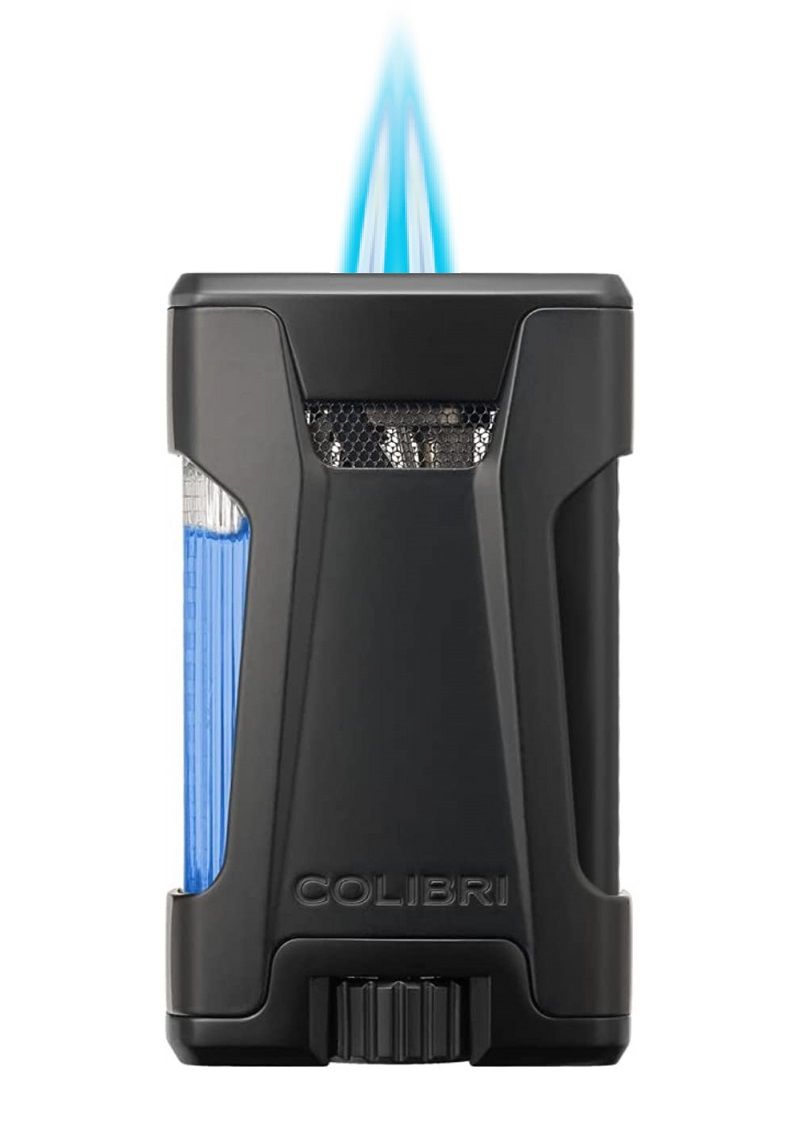 Colibri Double JetFlame Rebel Black - zijaanzicht