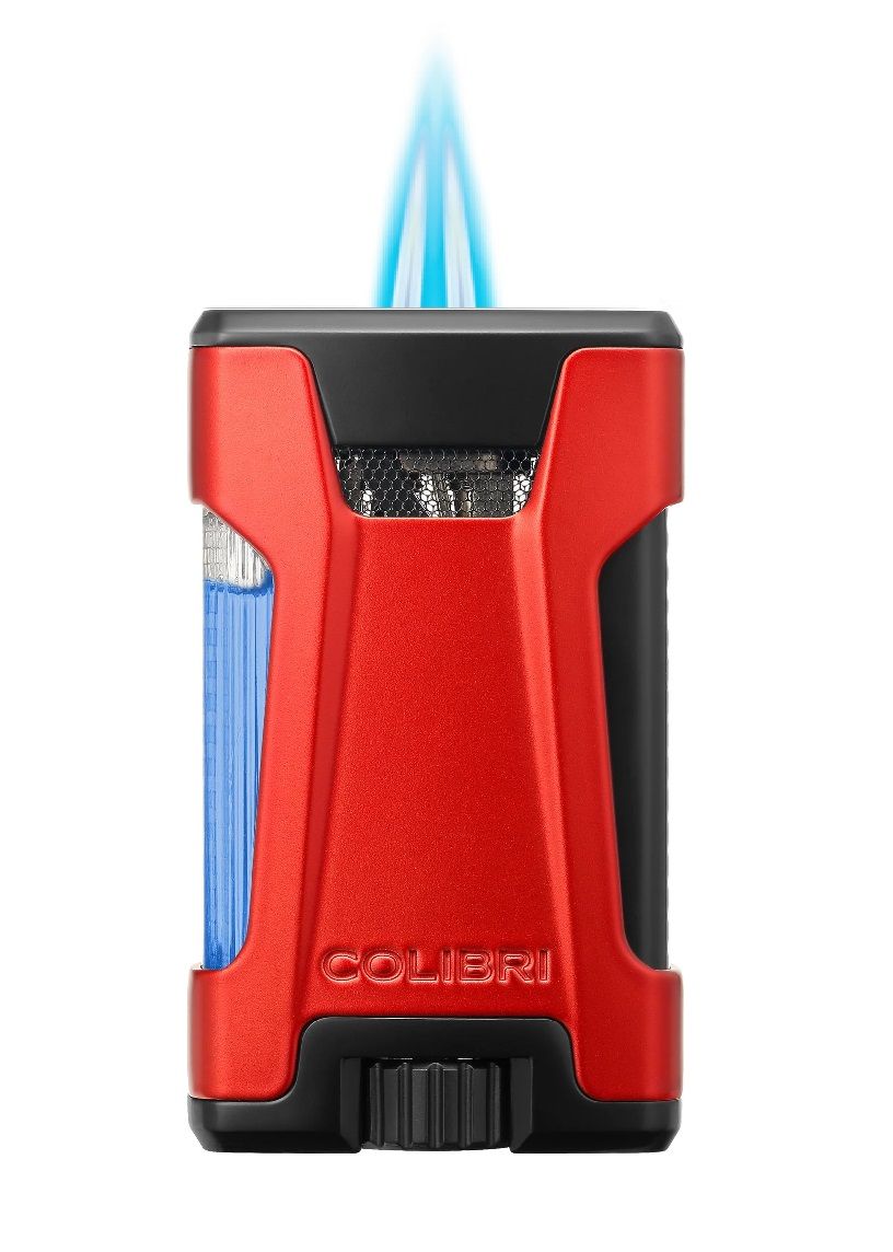 Colibri Double JetFlame Rebel Red - zijaanzicht