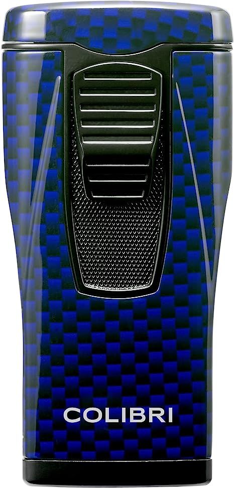 Colibri aanst. Triple Flame Monaco Carbon Fiber Blue - vooraanzicht