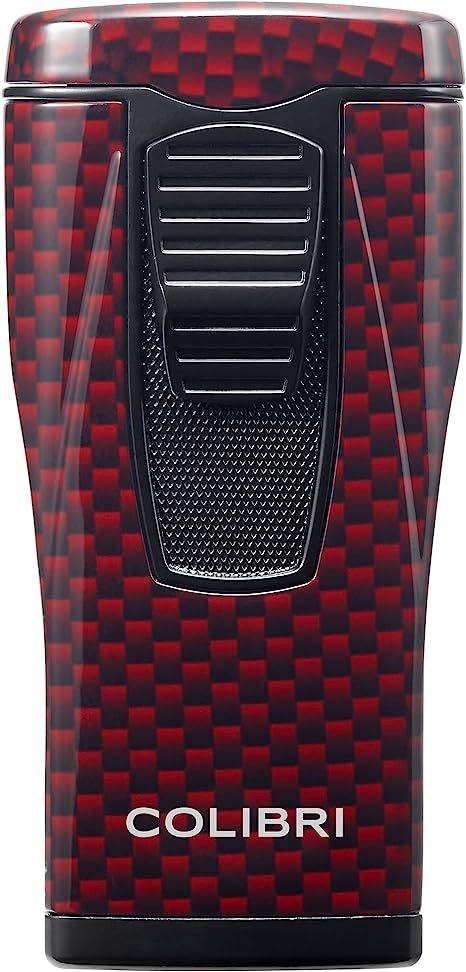 Colibri aanst. Triple Flame Monaco Carbon Fiber Red - vooraanzicht