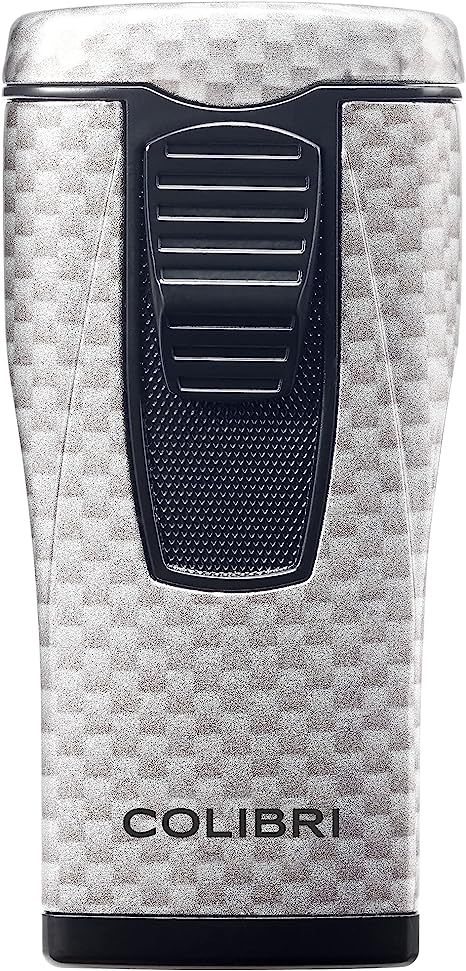 Colibri aanst. Triple Flame Monaco Carbon Fiber Silver - vooraanzicht