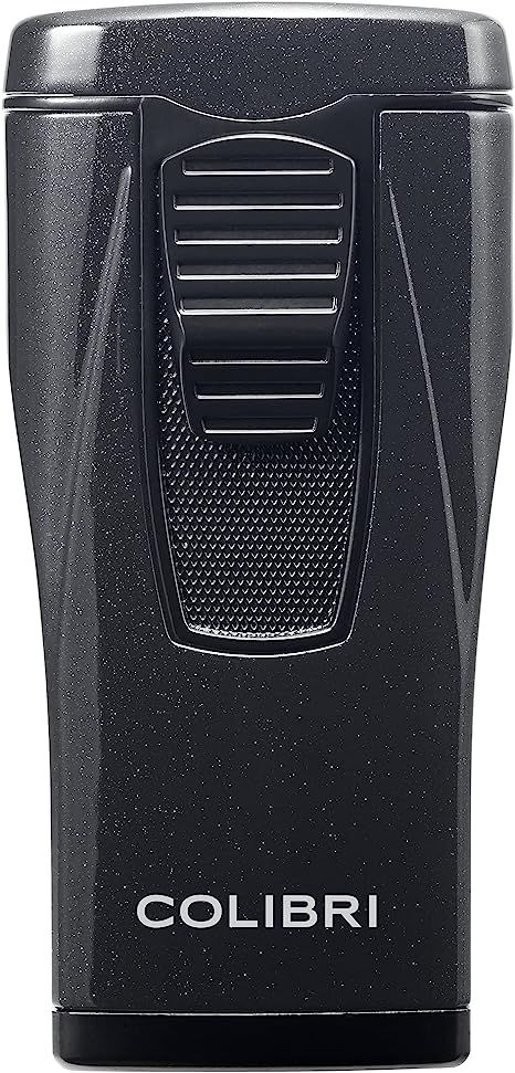 Colibri aanst. Triple Flame Monaco Metalic Black - vooraanzicht