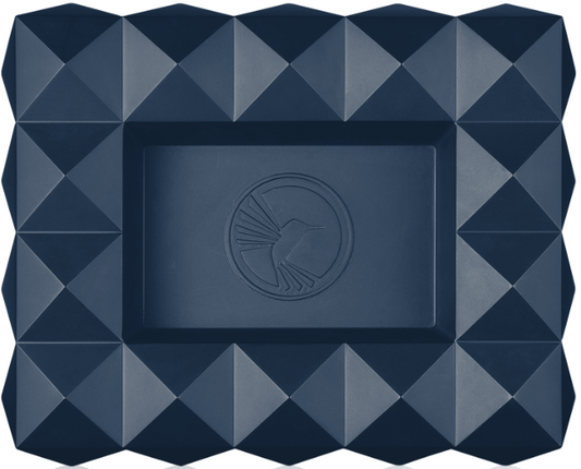 Colibri Ashtray Quasar Matte Blue - bovenaanzicht