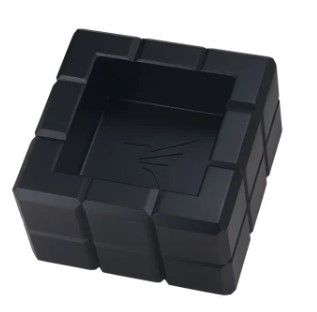Colibri Heritage Cube Ashtray Black - vooraanzicht