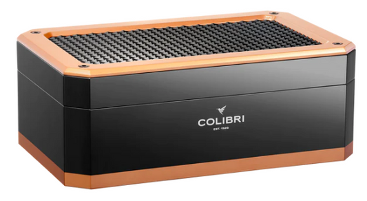 Colibri Humidor Rally Black/Rose gold - vooraanzicht