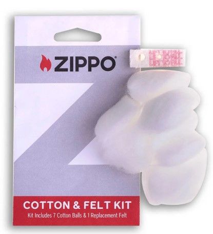 Zippo Cotton felt / Replacement kit - vooraanzicht