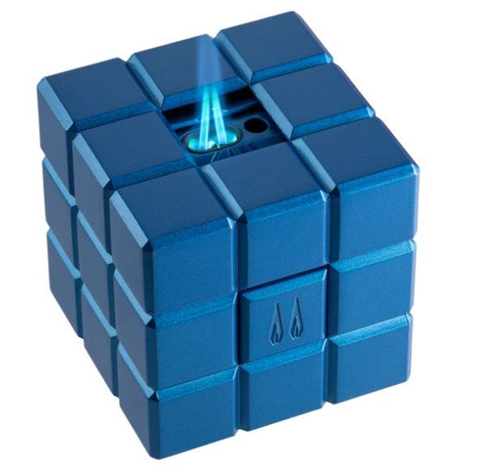 Colibri Heritage Double flame Table Lighter Blue - vooraanzicht