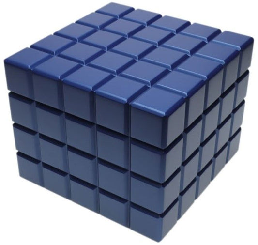 Colibri Humidor Heritage Cube Blue - vooraanzicht