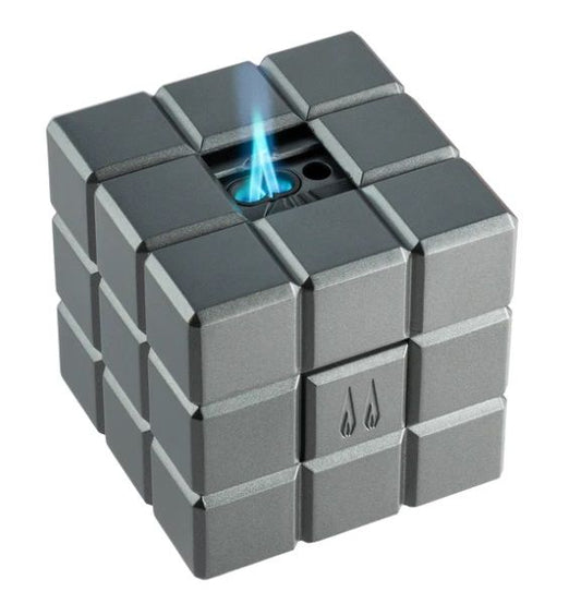 Colibri Heritage Double flame Table Lighter Char. - vooraanzicht
