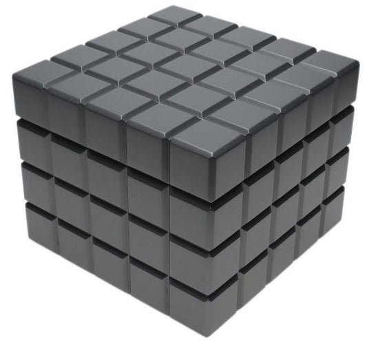 Colibri Humidor Heritage Cube Charcoal - vooraanzicht