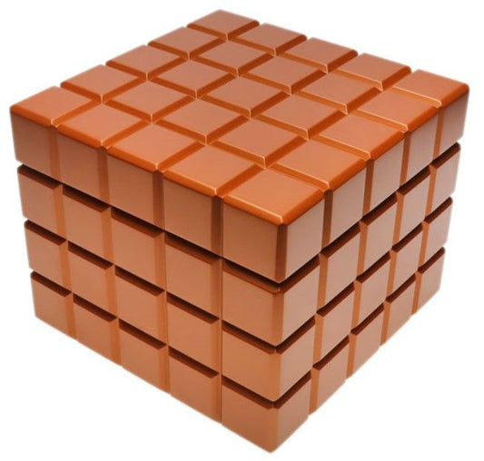 Colibri Humidor Heritage Cube Orange - vooraanzicht