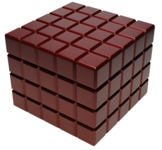 Colibri Humidor Heritage Cube Red - vooraanzicht