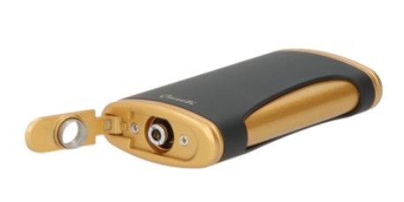 Caseti Wide Flat Flame Black/Gold With Punch 08MM - detail