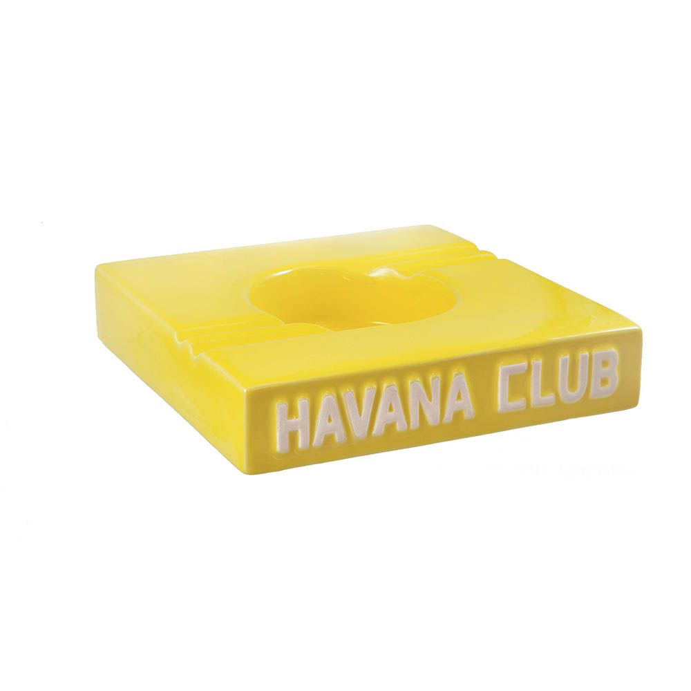 Havana Club El Cuatro Lime Yellow - sigarenasbak in Lime Yellow