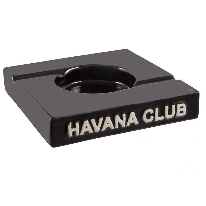 Havana Club El Duplo Ebony Black - sigarenasbak in Ebony Black