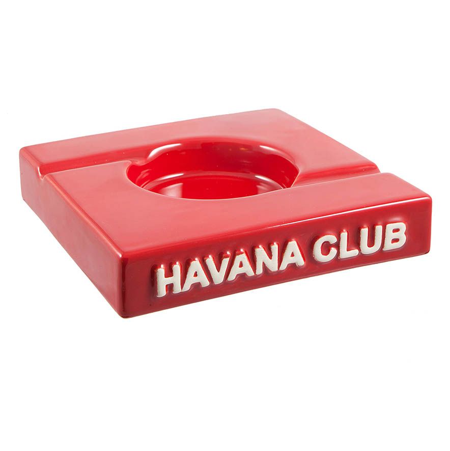 Havana Club El Duplo Vermillon Red - sigarenasbak in Vermillon Red