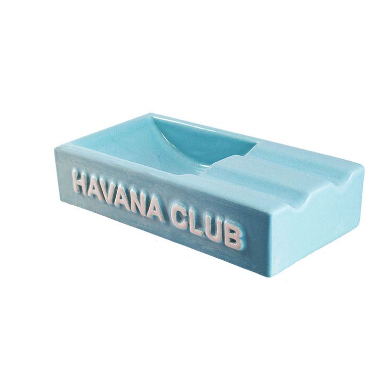 Havana Club Secundos Caribbean Blue - sigarenasbak in Caribbean Blue