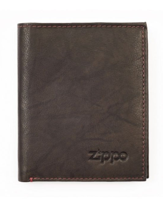 Zippo lederwaren Mens Wallet Mocca - vooraanzicht