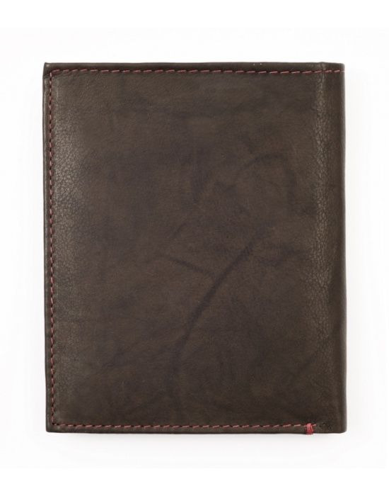 Zippo lederwaren Mens Wallet Mocca - achteraanzicht