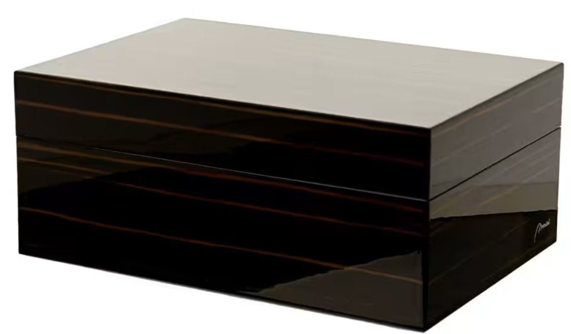 Morici Roma Humidor Ebony - productfoto vooraanzicht