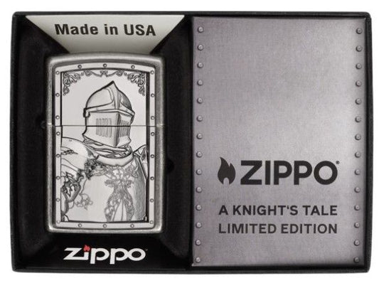 Zippo 121FB A Knight's Tale Limited ed. aansteker vooraanzicht