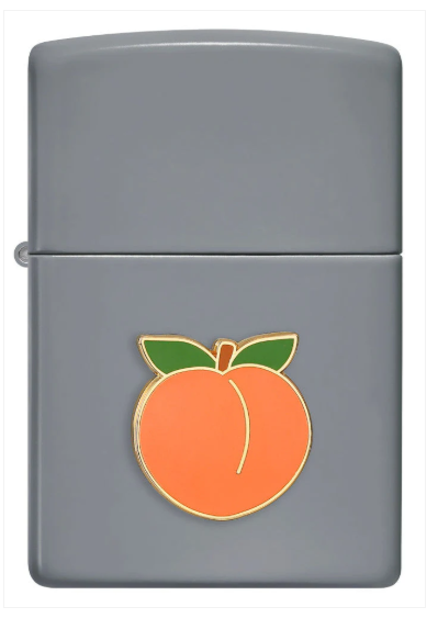 Zippo Aansteker 49452 Foodie PEACH Emblem - vooraanzicht